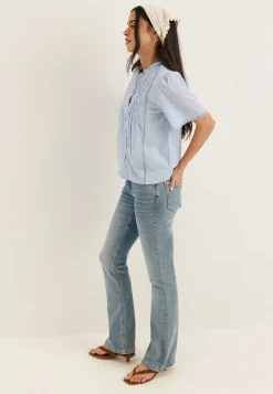 Pleated Detail Blouse