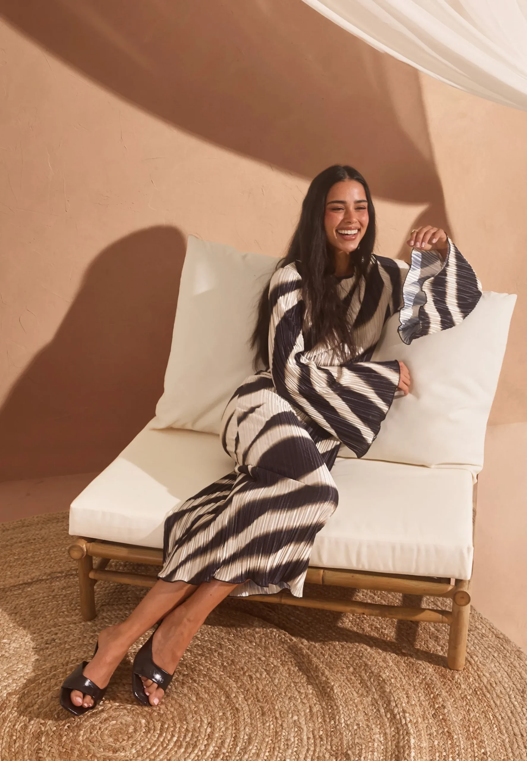 Pleated Frill Dress