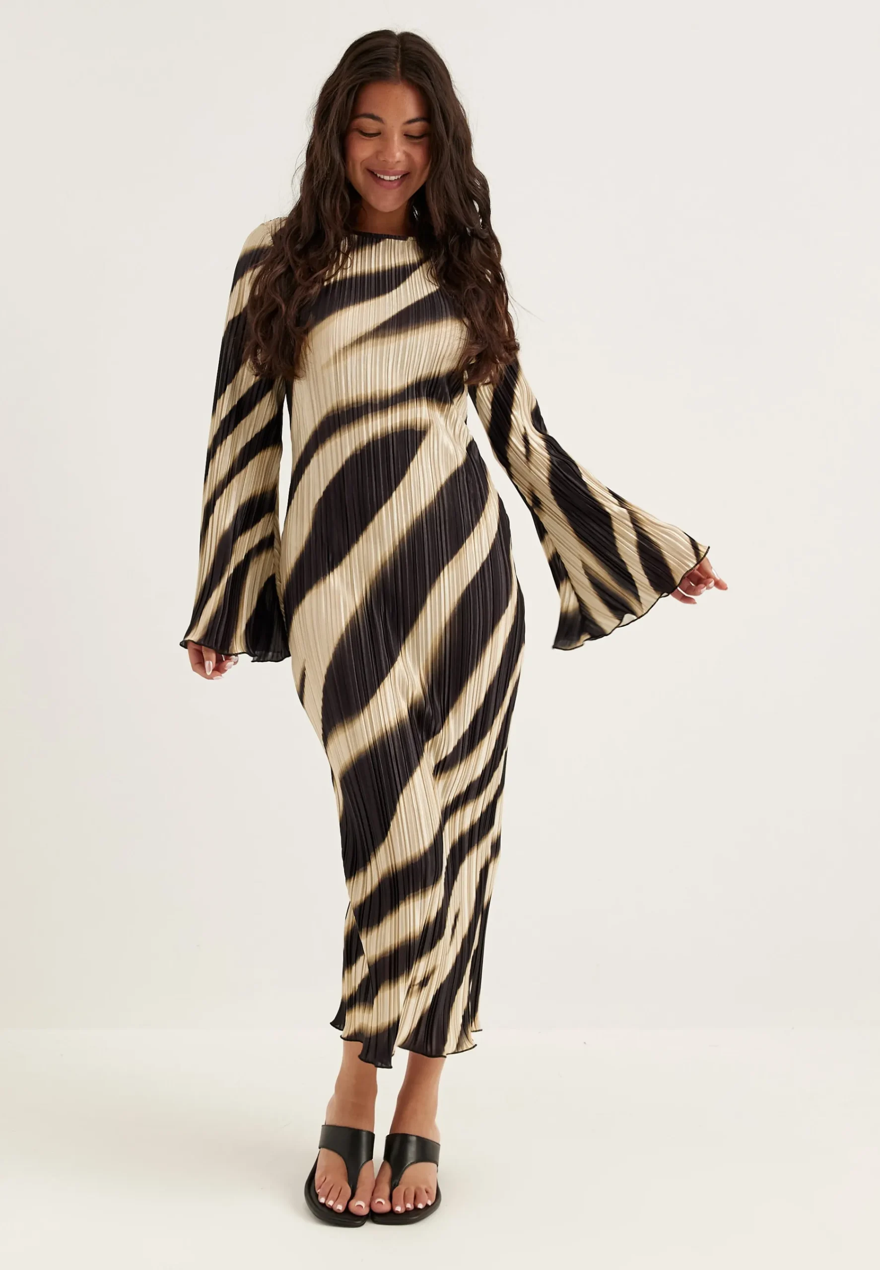 Pleated Frill Dress