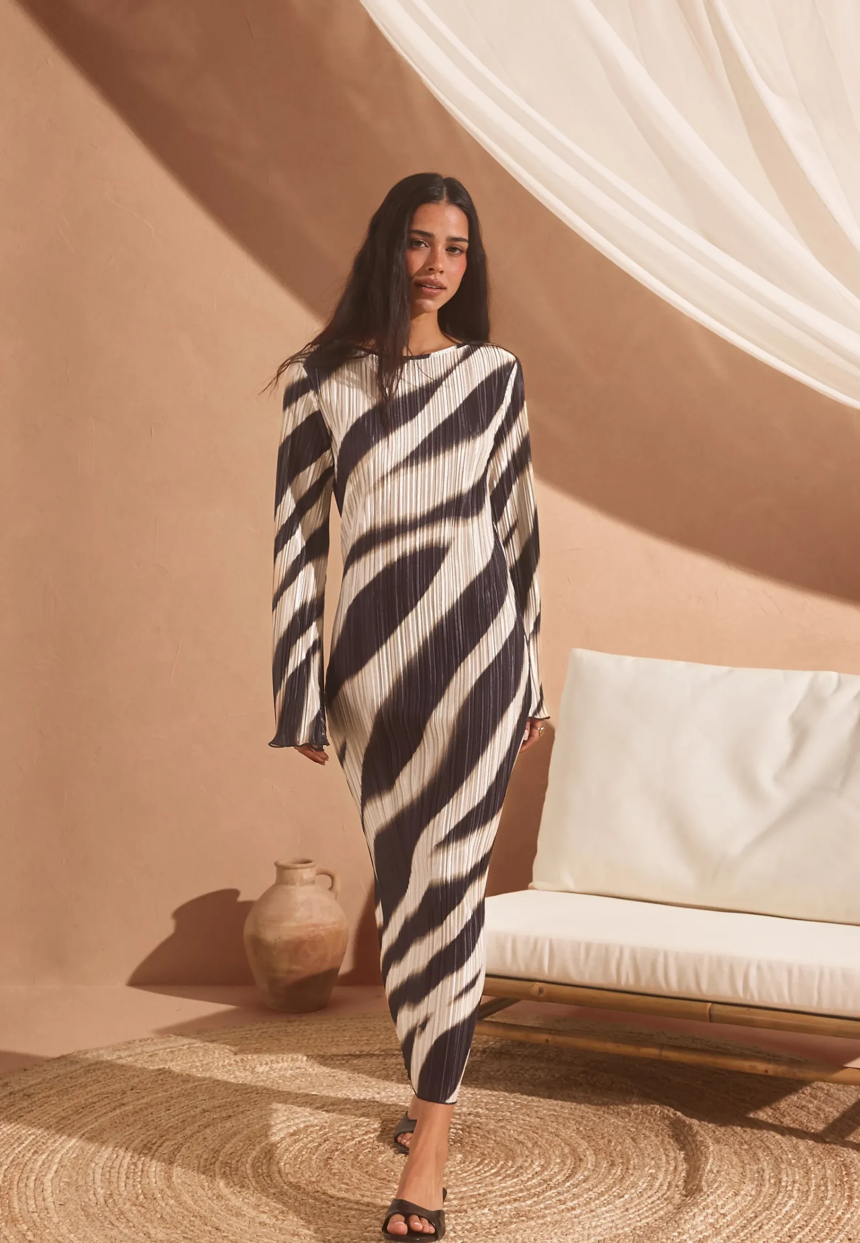 Pleated Frill Dress