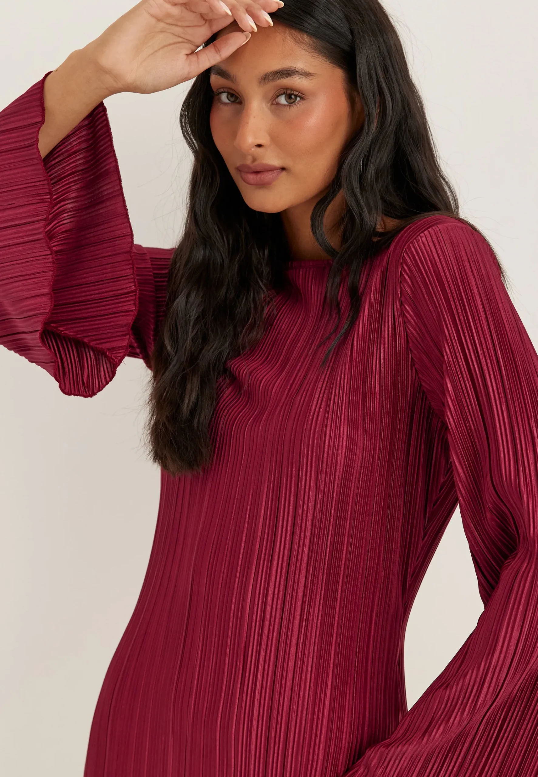 Pleated Frill Dress