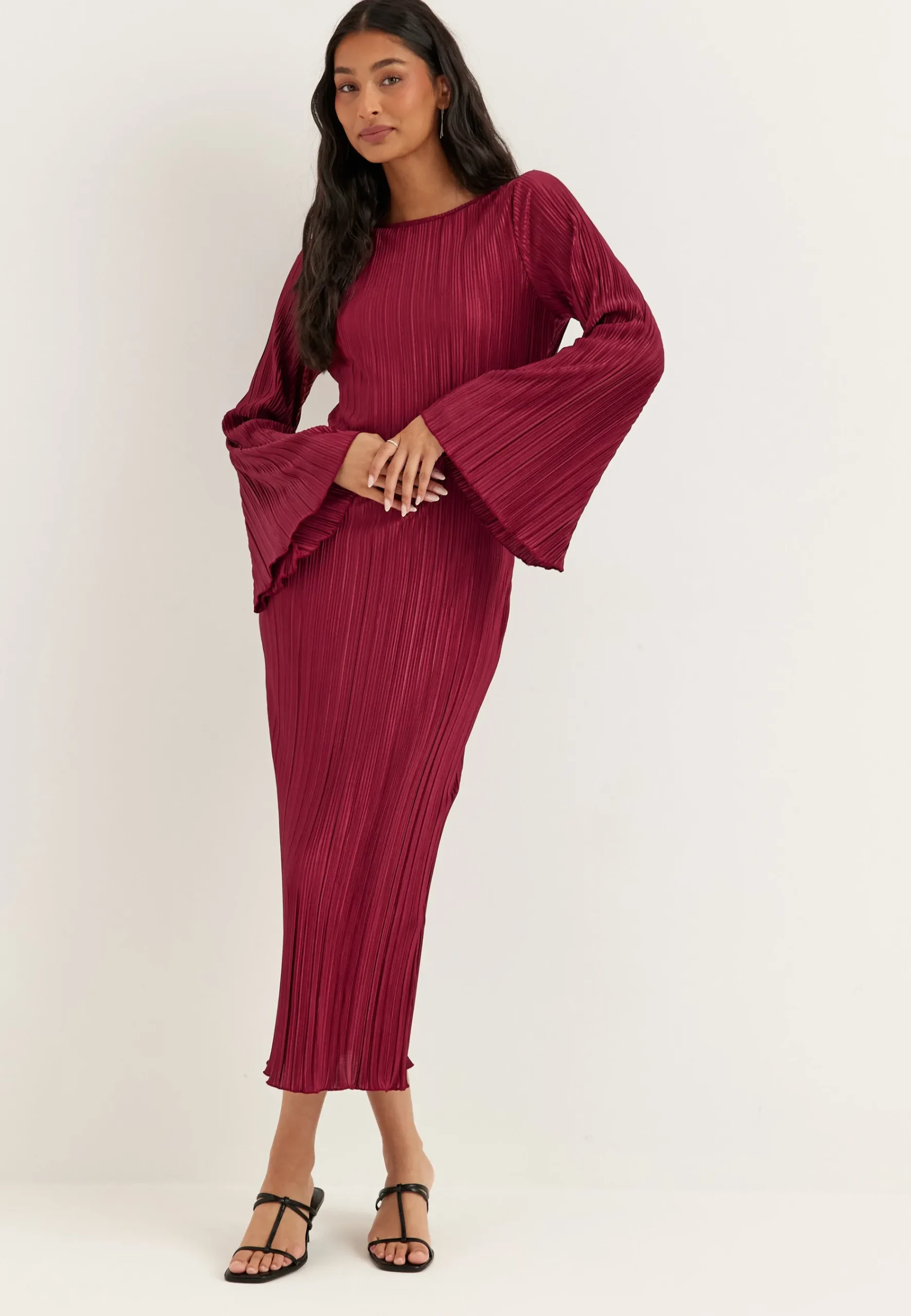 Pleated Frill Dress