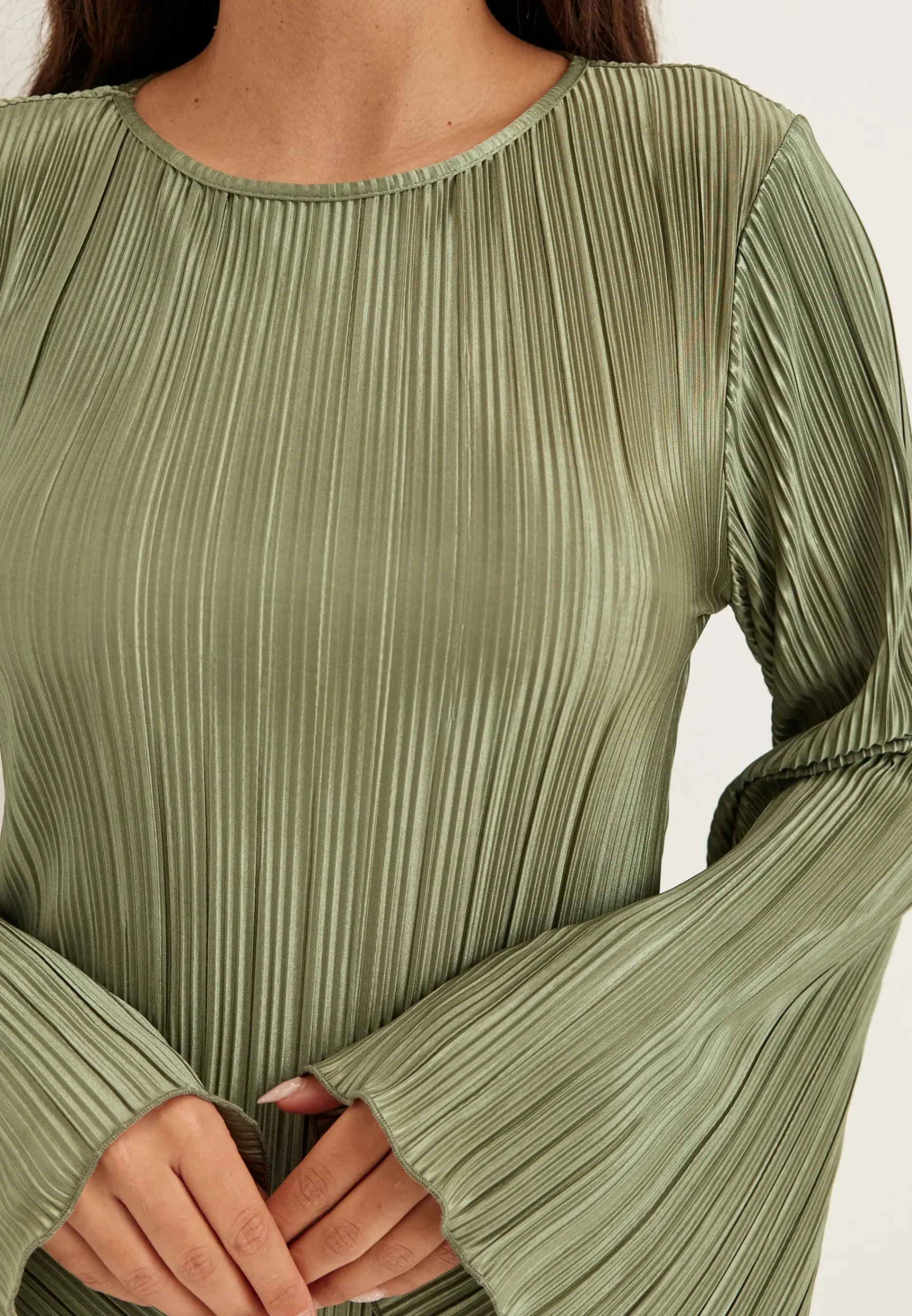 Pleated Frill Dress