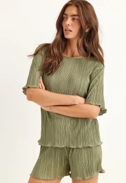 Pleated Frill Shorts