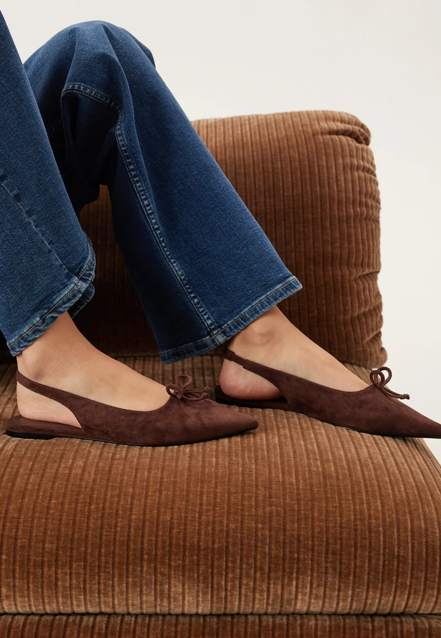 Pointy Flat Slingback
