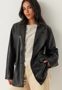 PU Blazer Jacket