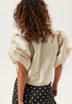 Remake Drawstring Sleeve Jacket