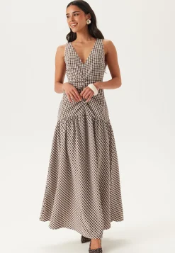 Ruched Front Ankle Dress