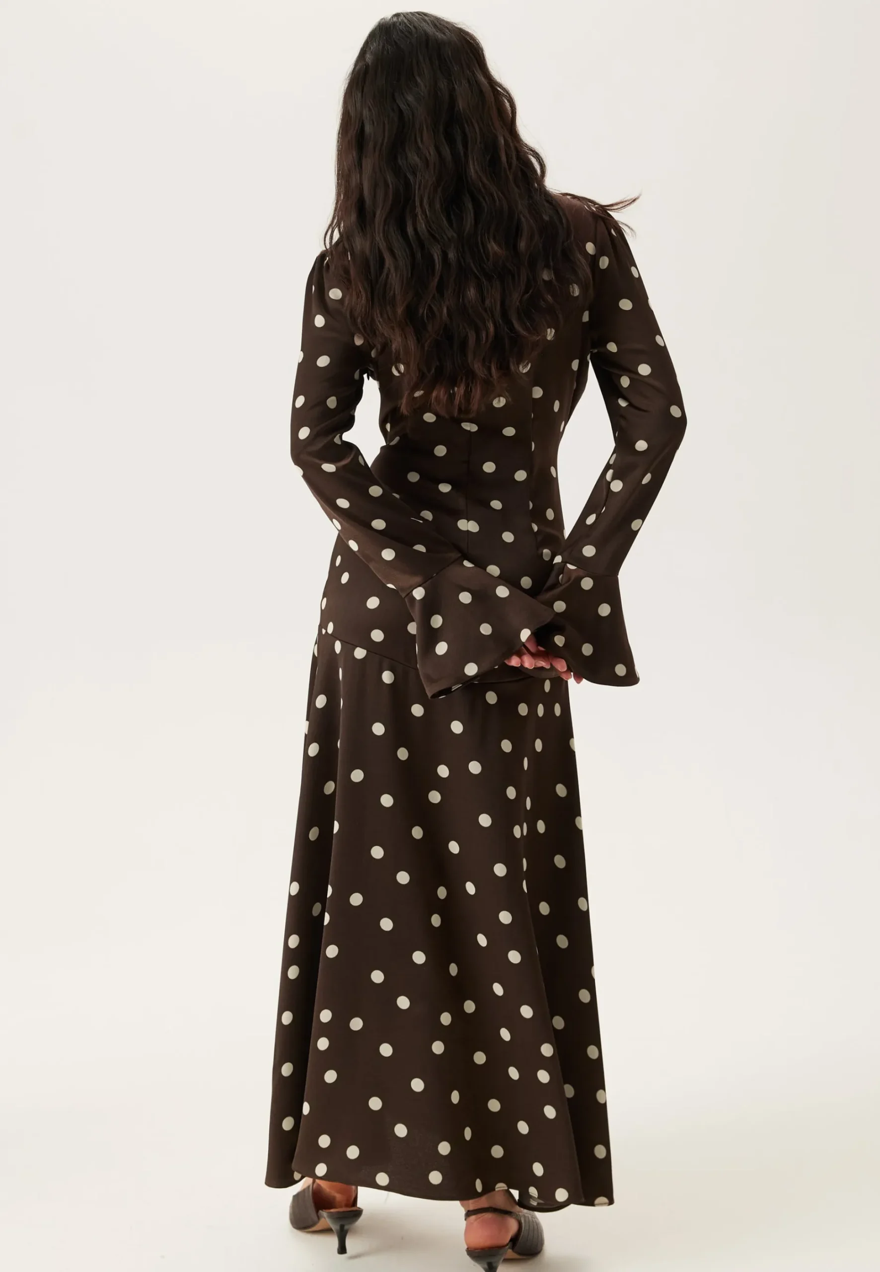 Ruched Front Midi Dress