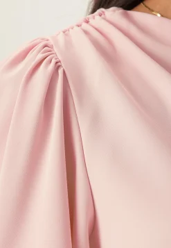 Ruched One Shoulder Gown