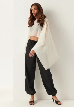 Satin Balloon Trousers