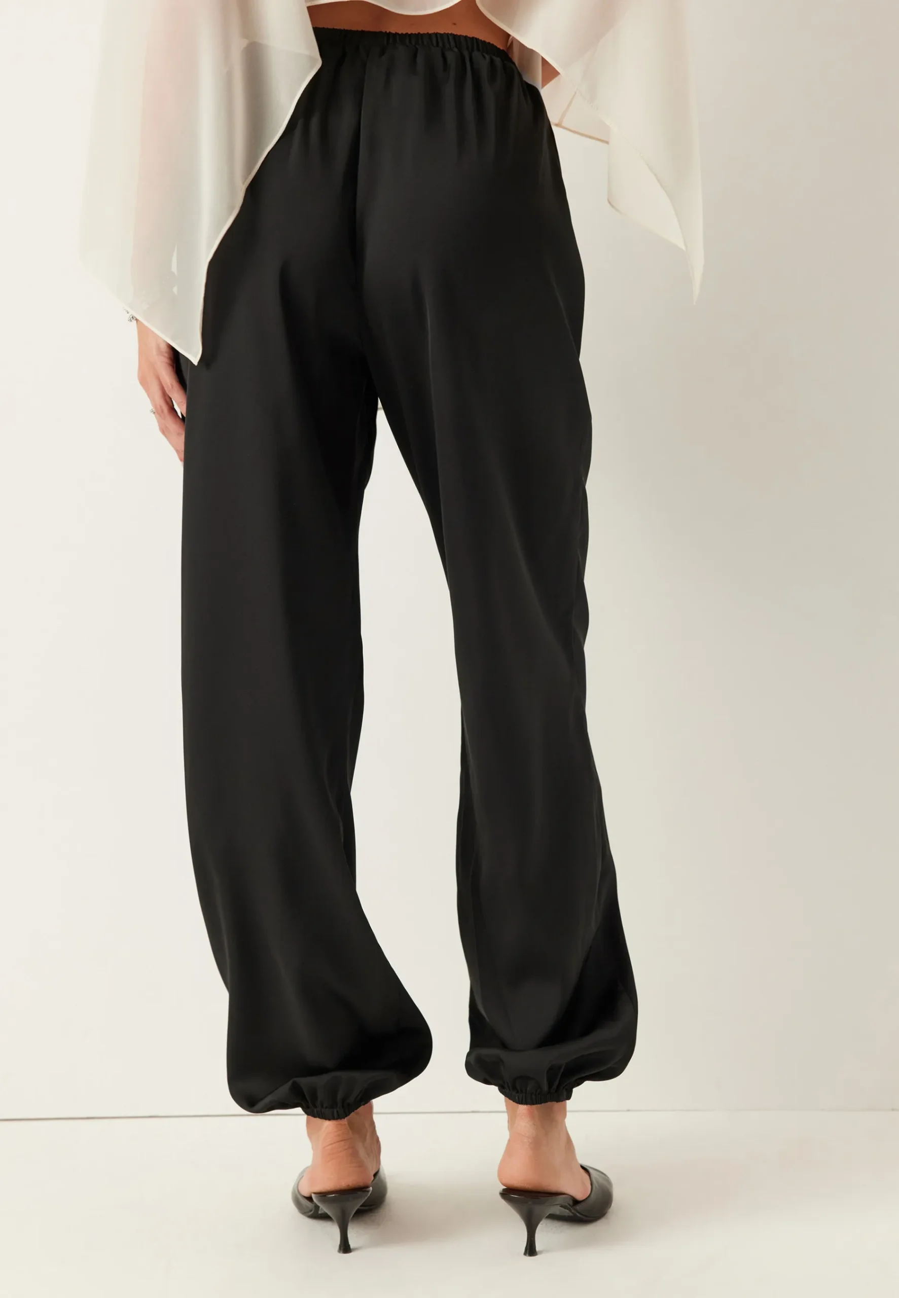 Satin Balloon Trousers