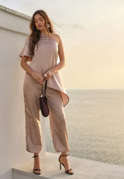 Satin Balloon Trousers
