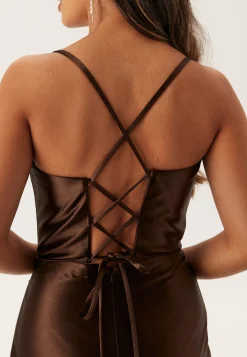 Satin Evening Dress