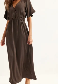 Satin Maxi Dress