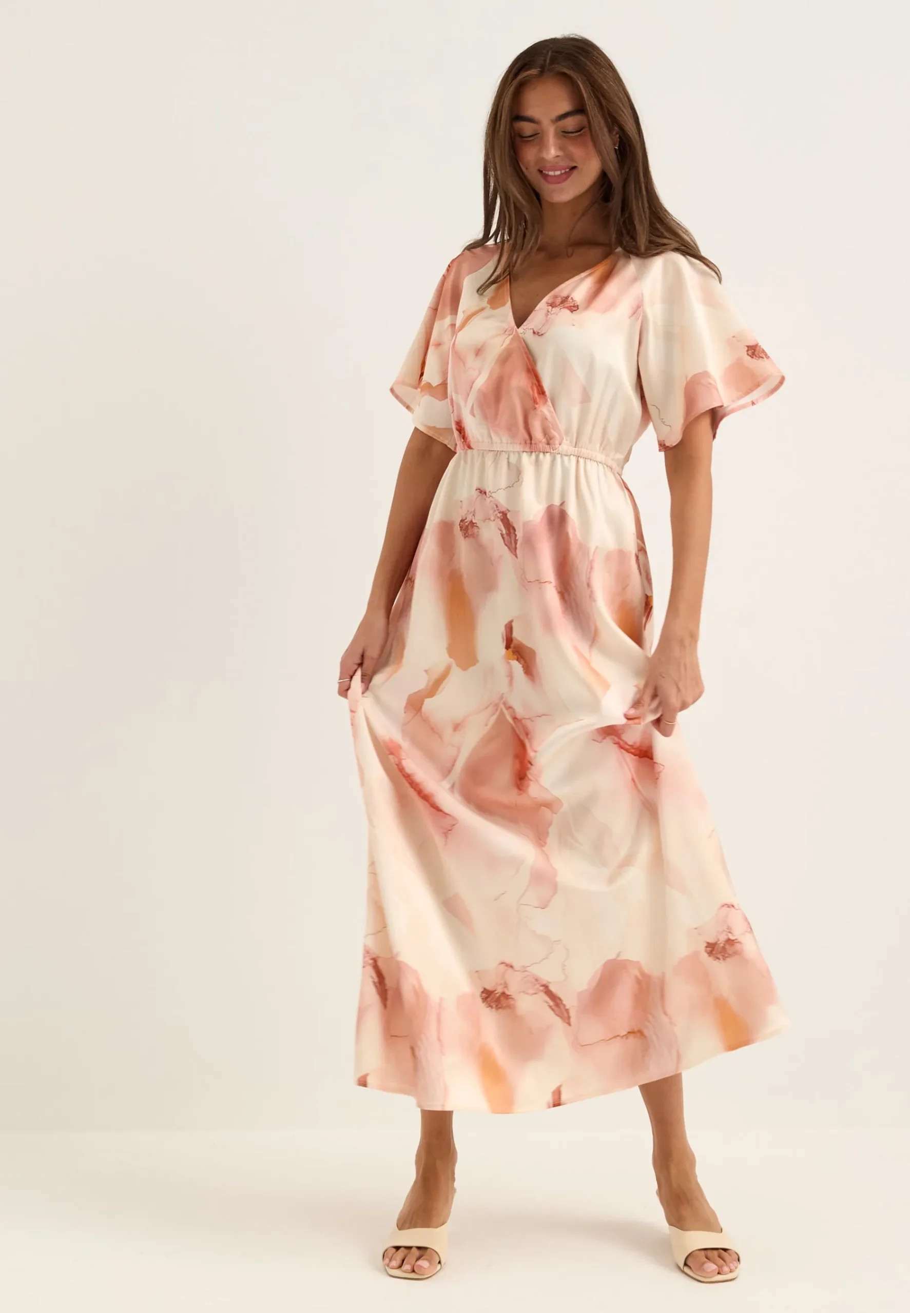 Satin Maxi Dress