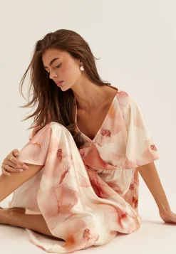 Satin Maxi Dress