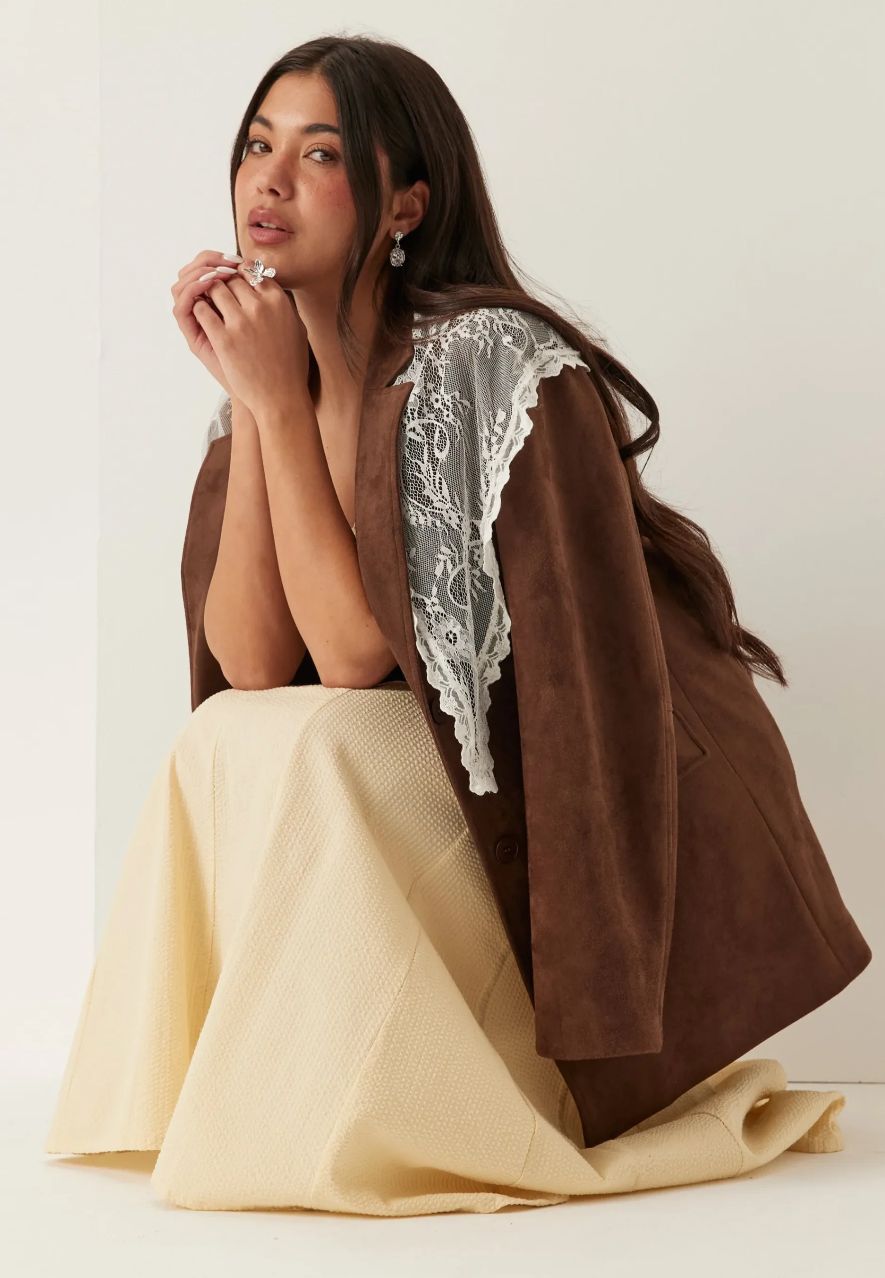 Seersucker Midi Dress