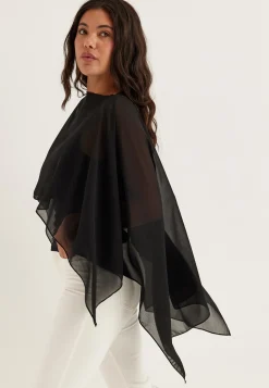 Sheer Chiffon Cape