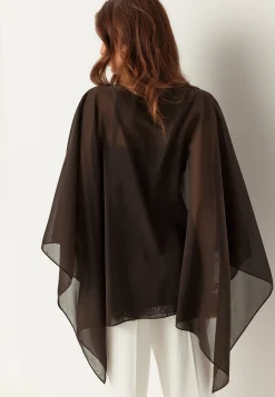 Sheer Chiffon Cape