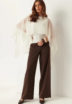 Sheer Chiffon Cape