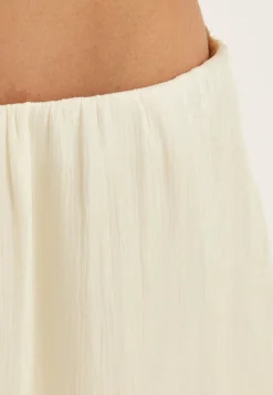 Shimmer Flounce Maxi Skirt