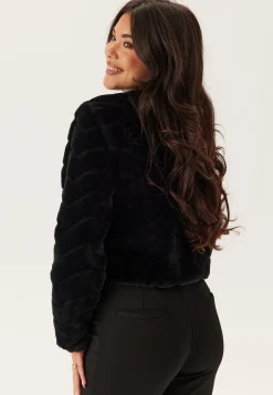 Short Party Faux Fur Jacket