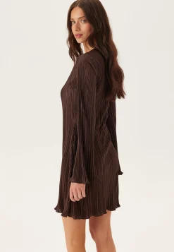 Short Pleated Frill Dress