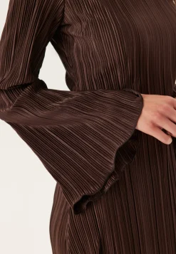 Short Pleated Frill Dress
