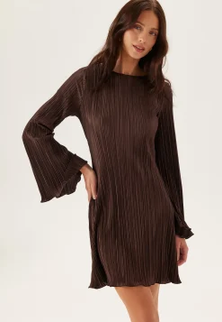 Short Pleated Frill Dress