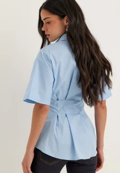 Short Sleeve Waist Shirt