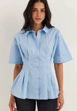Short Sleeve Waist Shirt