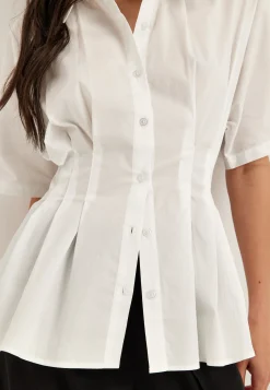 Short Sleeve Waist Shirt