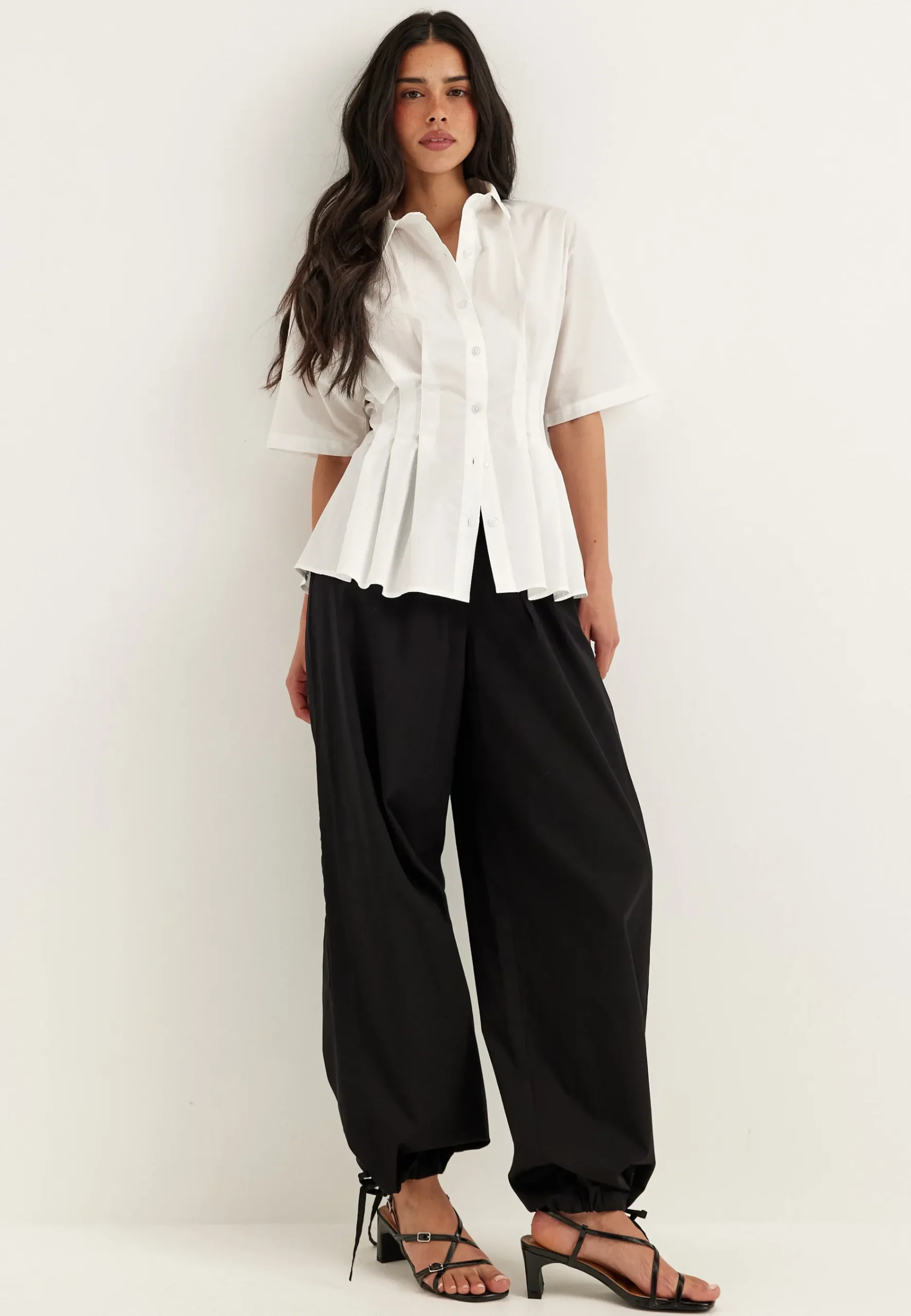 Short Sleeve Waist Shirt