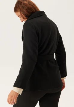 Short Wool Blend Coat