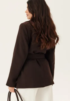 Short Wool Blend Coat