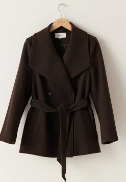 Short Wool Blend Coat