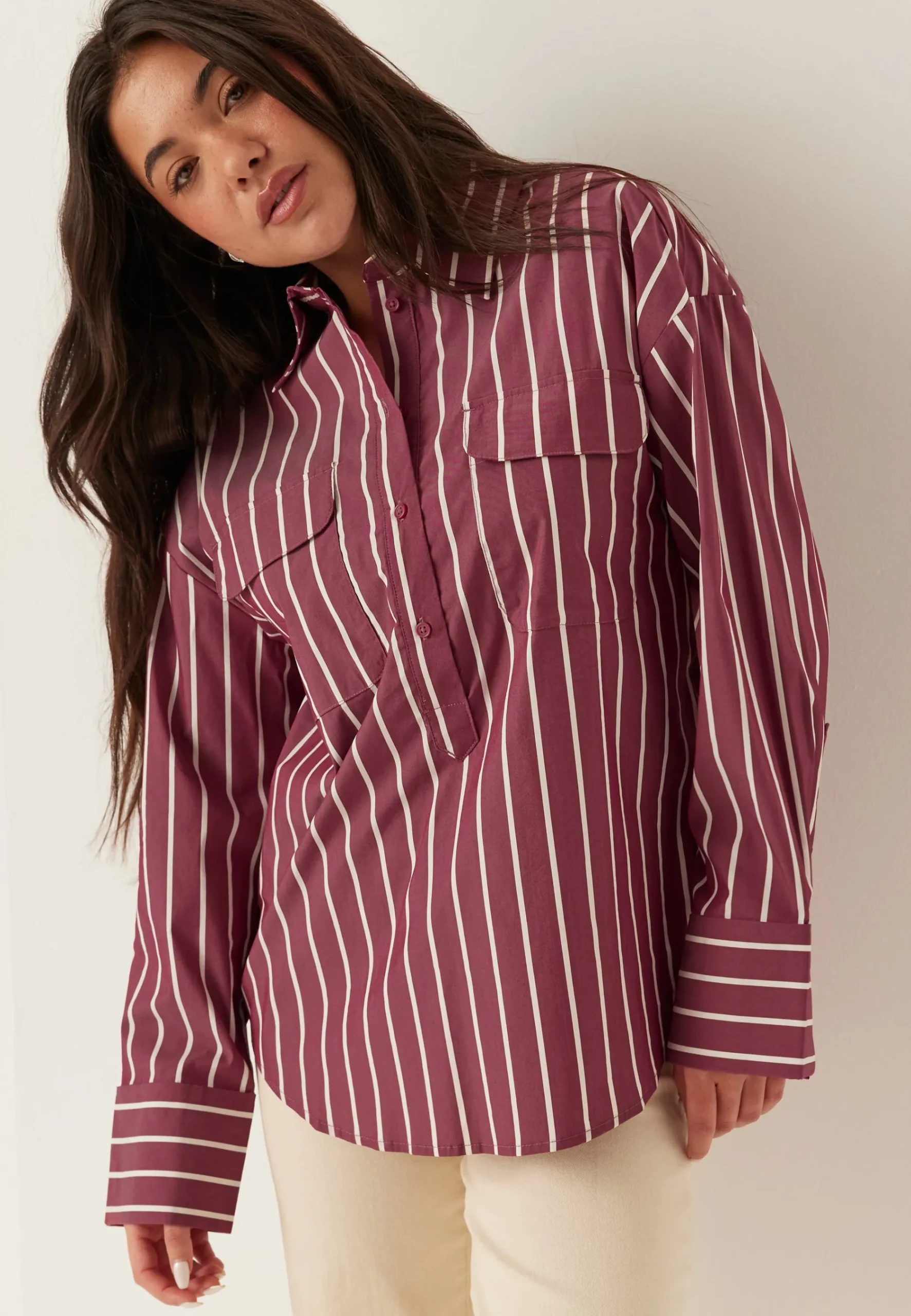 Slfbea Oversize Ls Shirt