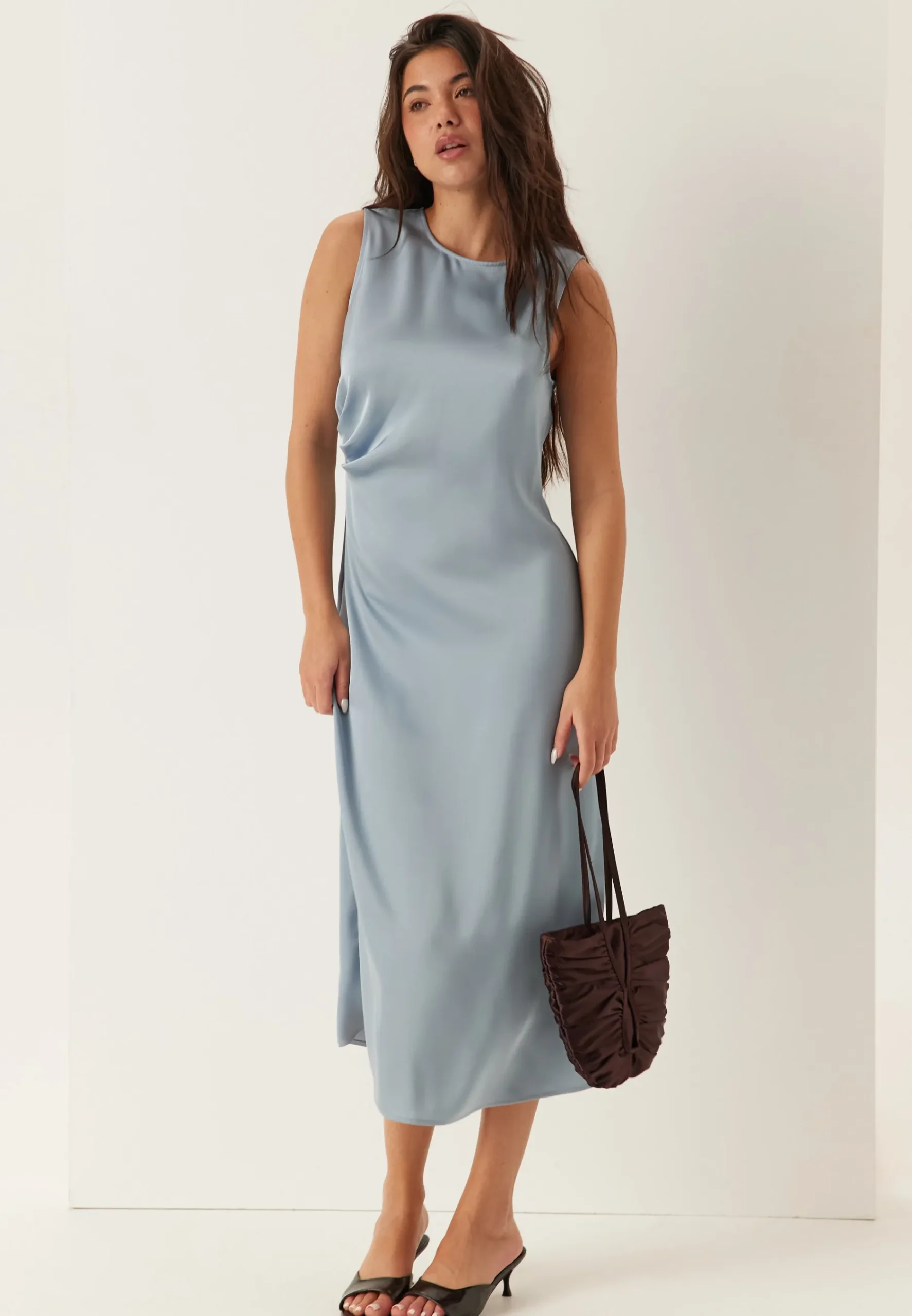 Slfchloe Slim Sl O-neck Midi Dress