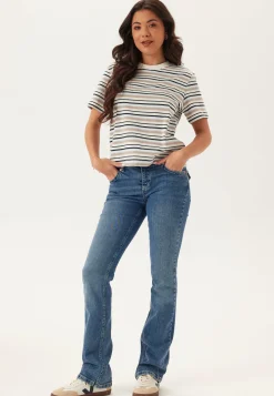 Slfessentail Striped Boxy Tee