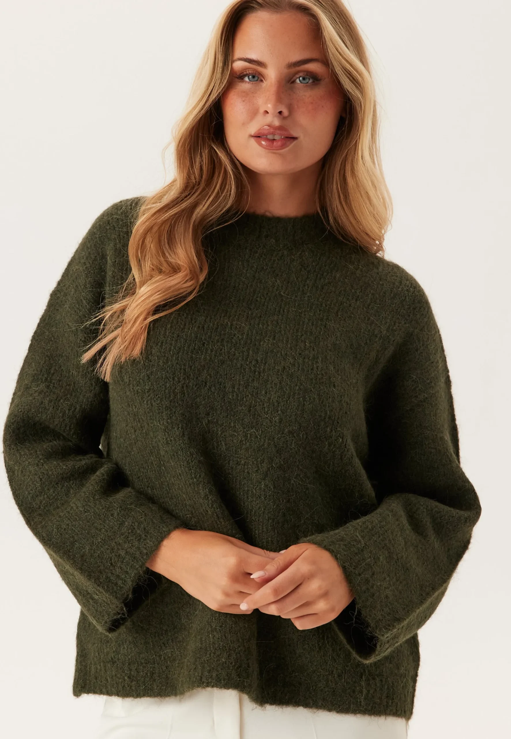 Slfgabriella Ls Knit New O-nec