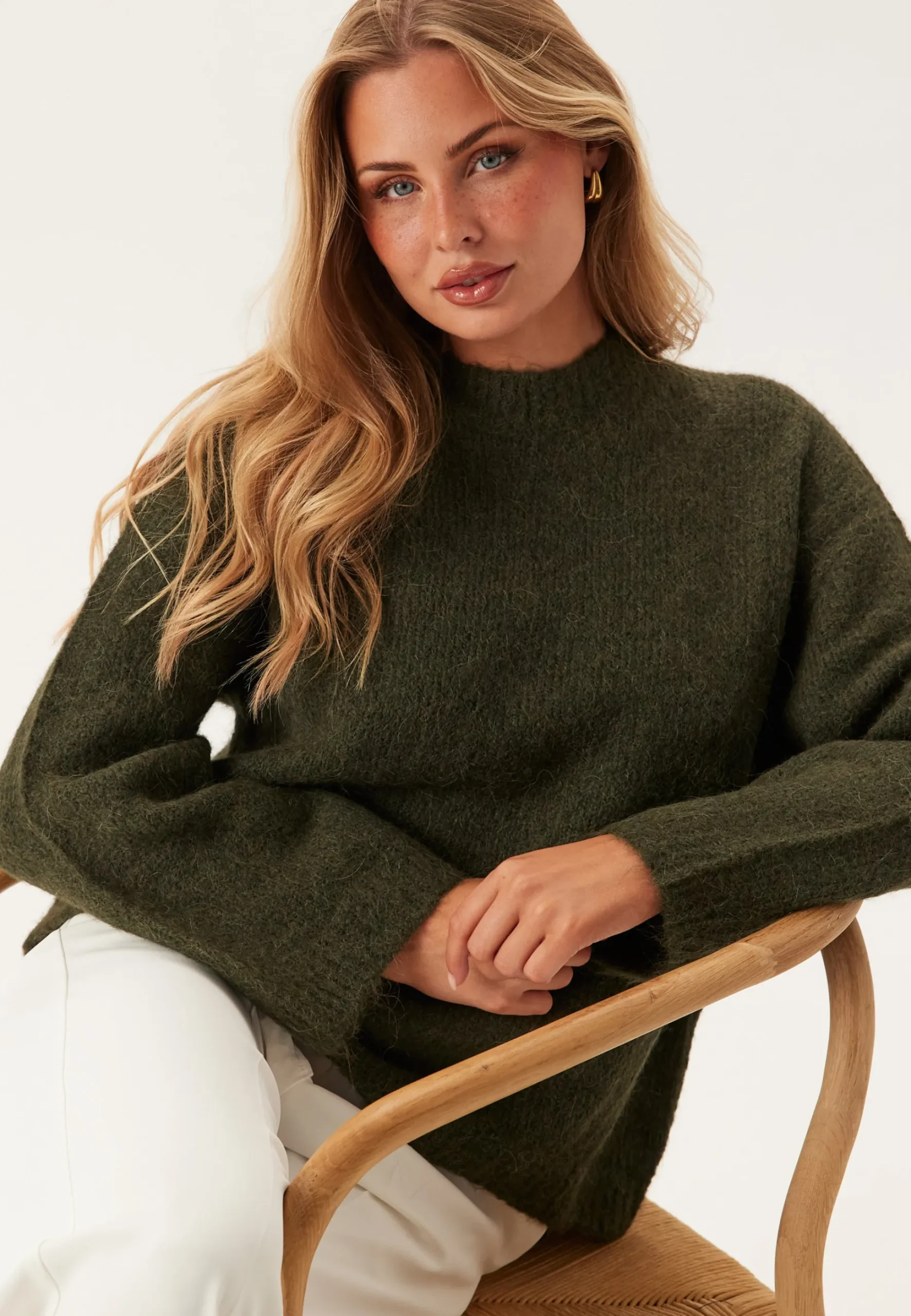 Slfgabriella Ls Knit New O-nec