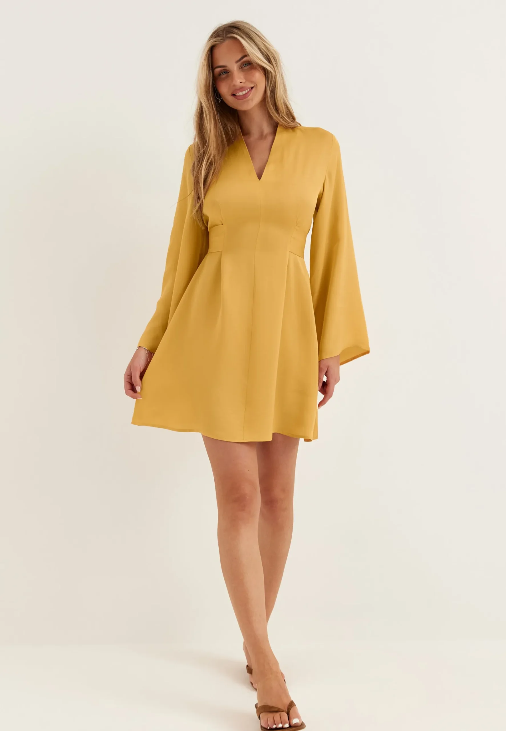Slflaura Regular Ls Short Dress
