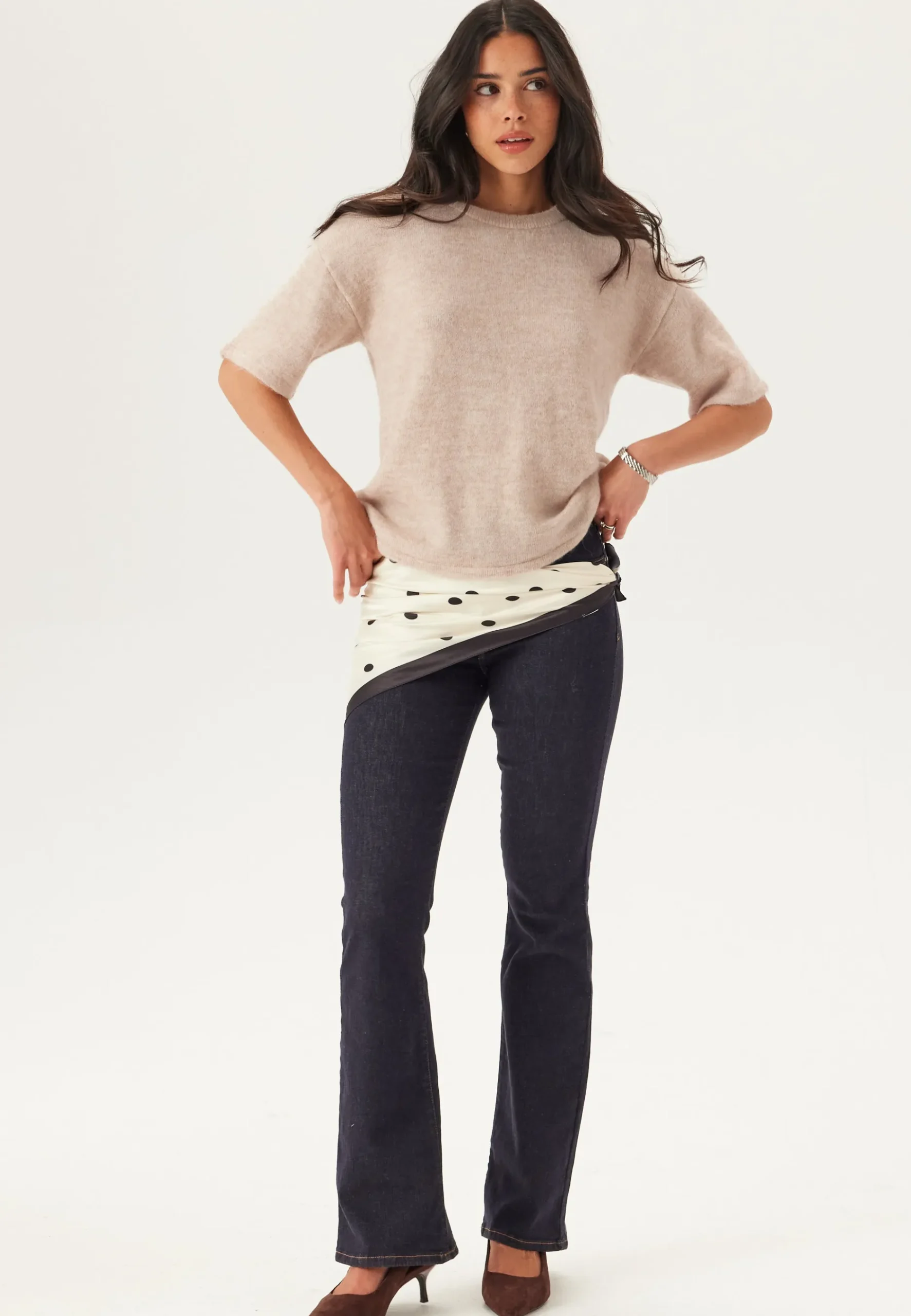 Slflulu 2/4 KNIT O-NECK KNIT O