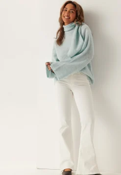 Slflulu Ls Bow Knit