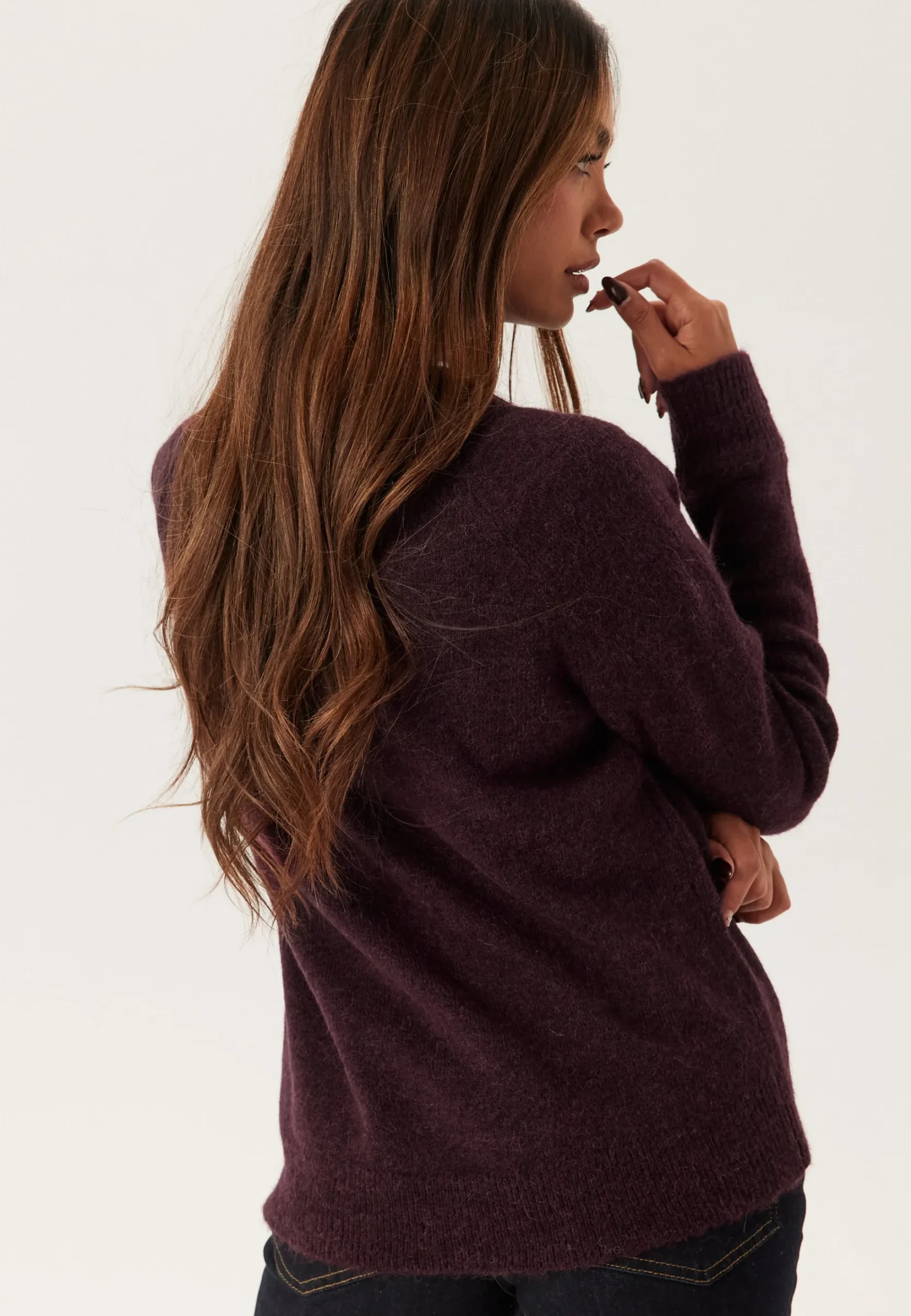 Slflulu LS Knit O-Neck