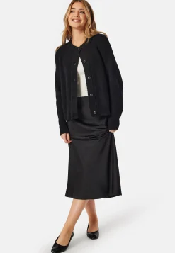 Slflulu LS knit short cardigan