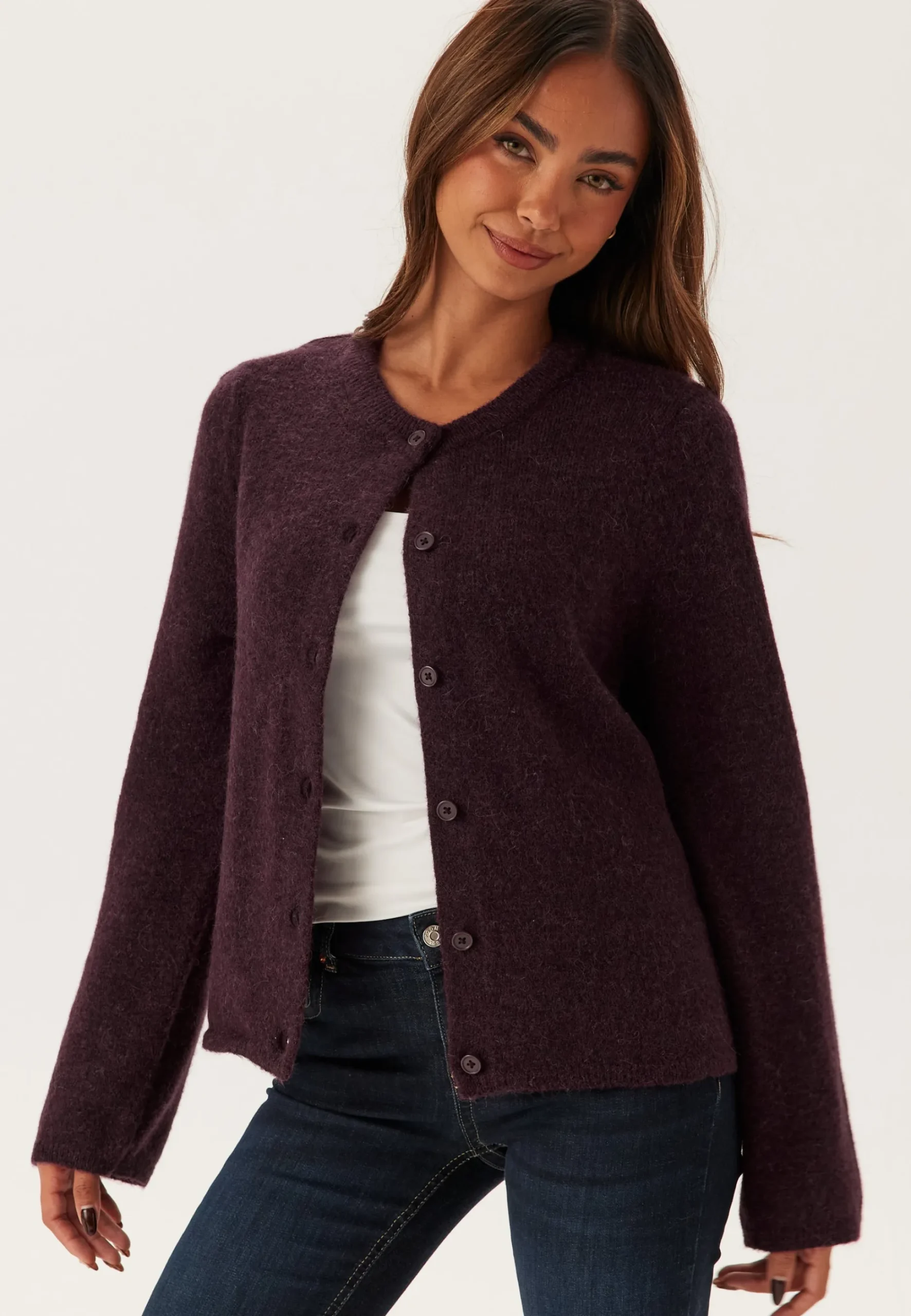 Slflulu New Ls Knit Cardigan