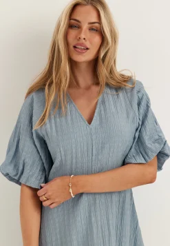 Slfmaddie Ss Closed Back Midi Dress