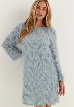 Slfmyline Relaxed Ls Boat Neck Dress